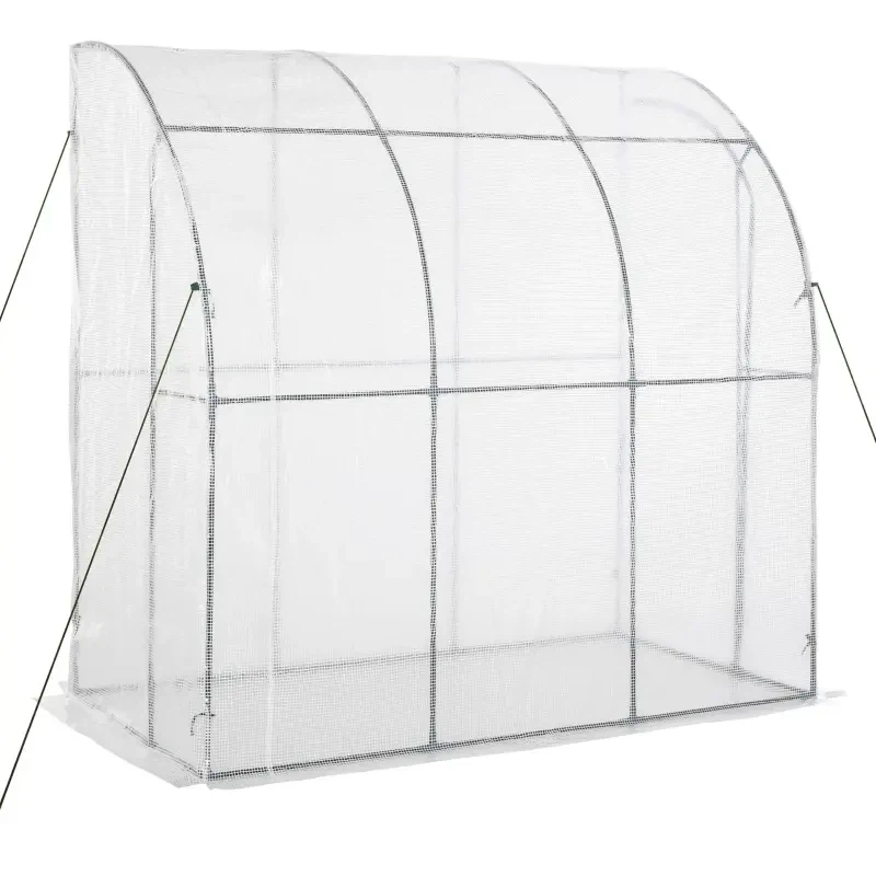 How to improve the light distribution in a metal frame greenhouse?