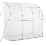 How to improve the light distribution in a metal frame greenhouse?